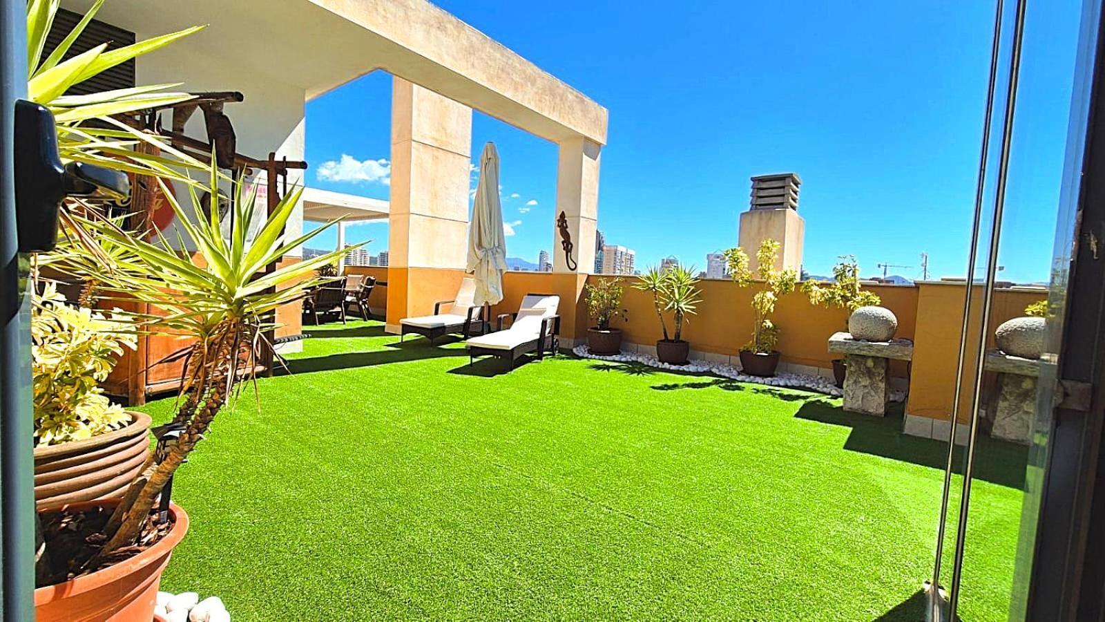 Beach Penthouse Apartment Benidorm Cala Кала-де-Фінестрат Екстер'єр фото