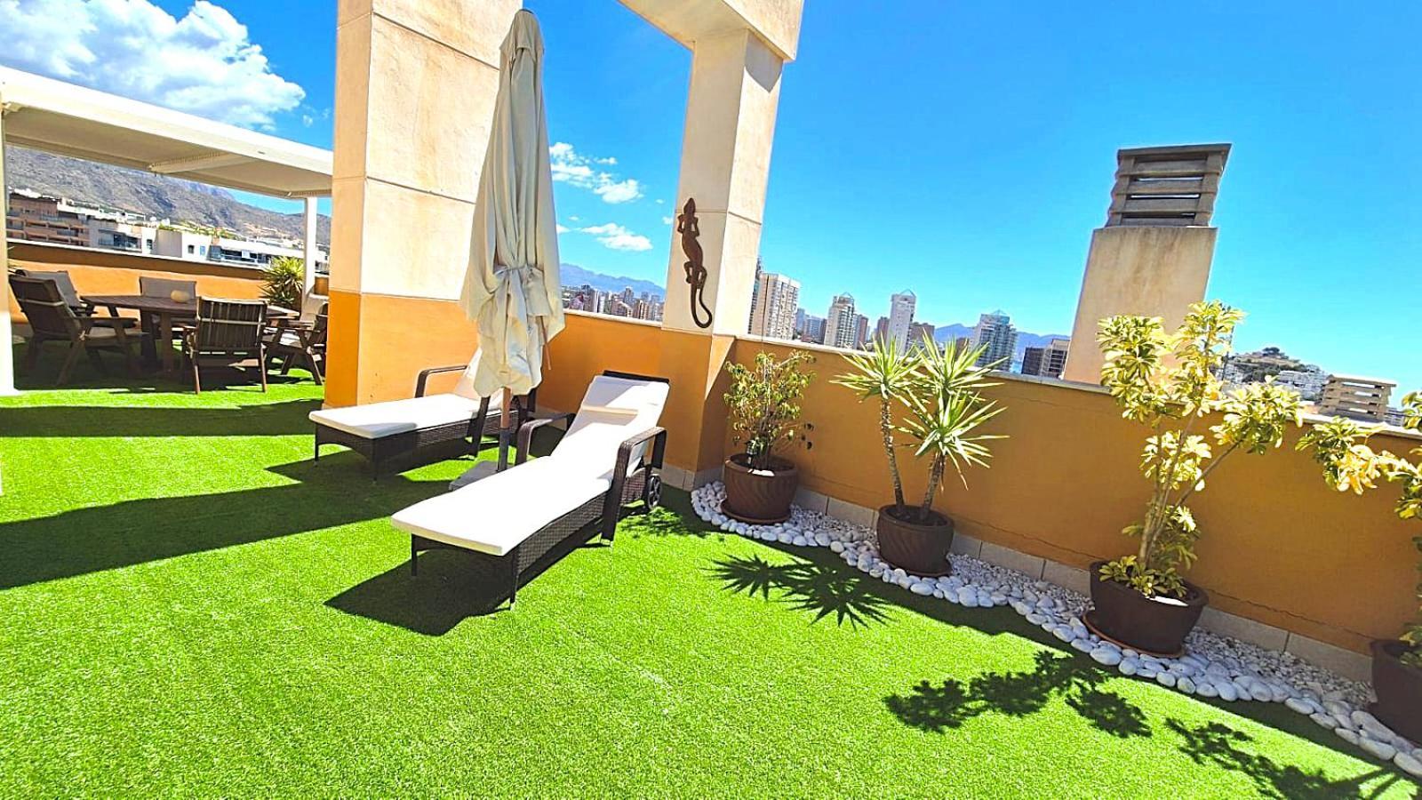 Beach Penthouse Apartment Benidorm Cala Кала-де-Фінестрат Екстер'єр фото