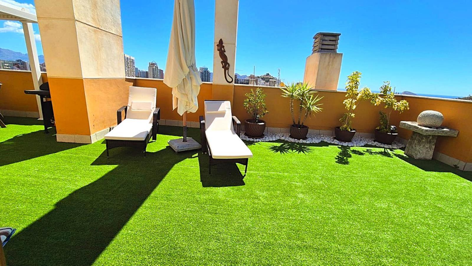 Beach Penthouse Apartment Benidorm Cala Кала-де-Фінестрат Екстер'єр фото